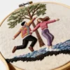 Personalized custom emboridery human portrait gift for birthdays, holidays & anniversaries