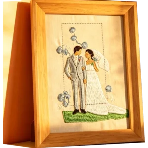 Personalized custom emboridery human portrait gift for birthdays, holidays & anniversaries