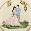 Personalized custom emboridery human portrait gift for birthdays, holidays & anniversaries